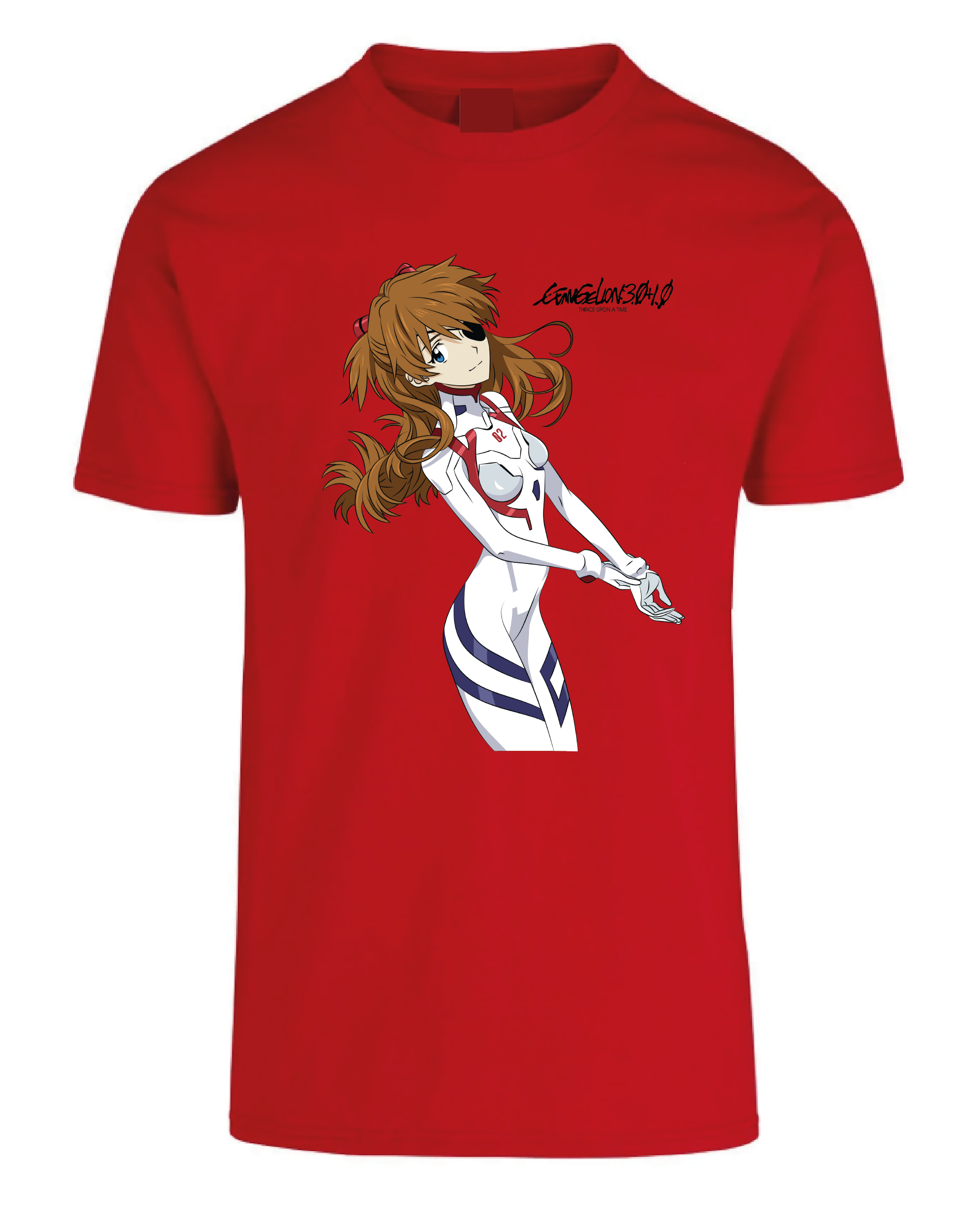 Playera Neon Genesis Evangelion Asuka EVA 02 Anime