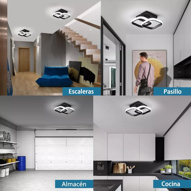 Lámpara De Techo Decorativas Led Para Baño Moderna Colgante