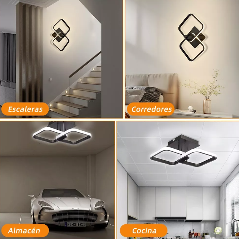 Lámpara De Techo Decorativas Led Para Baño Moderna Colgante