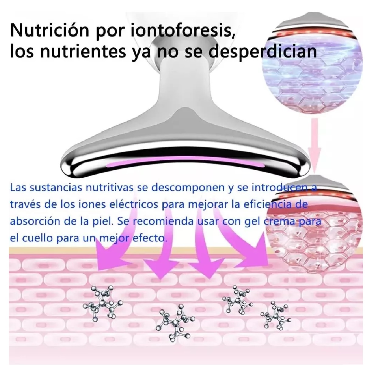 Masajeador Reductor De Papada Facial Antiarrugas De Belleza
