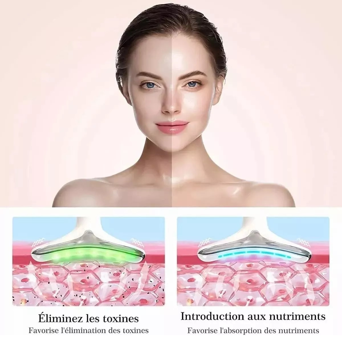 Masajeador Reductor De Papada Facial Antiarrugas De Belleza
