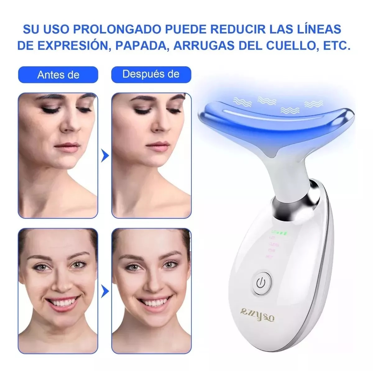Masajeador Reductor De Papada Facial Antiarrugas De Belleza