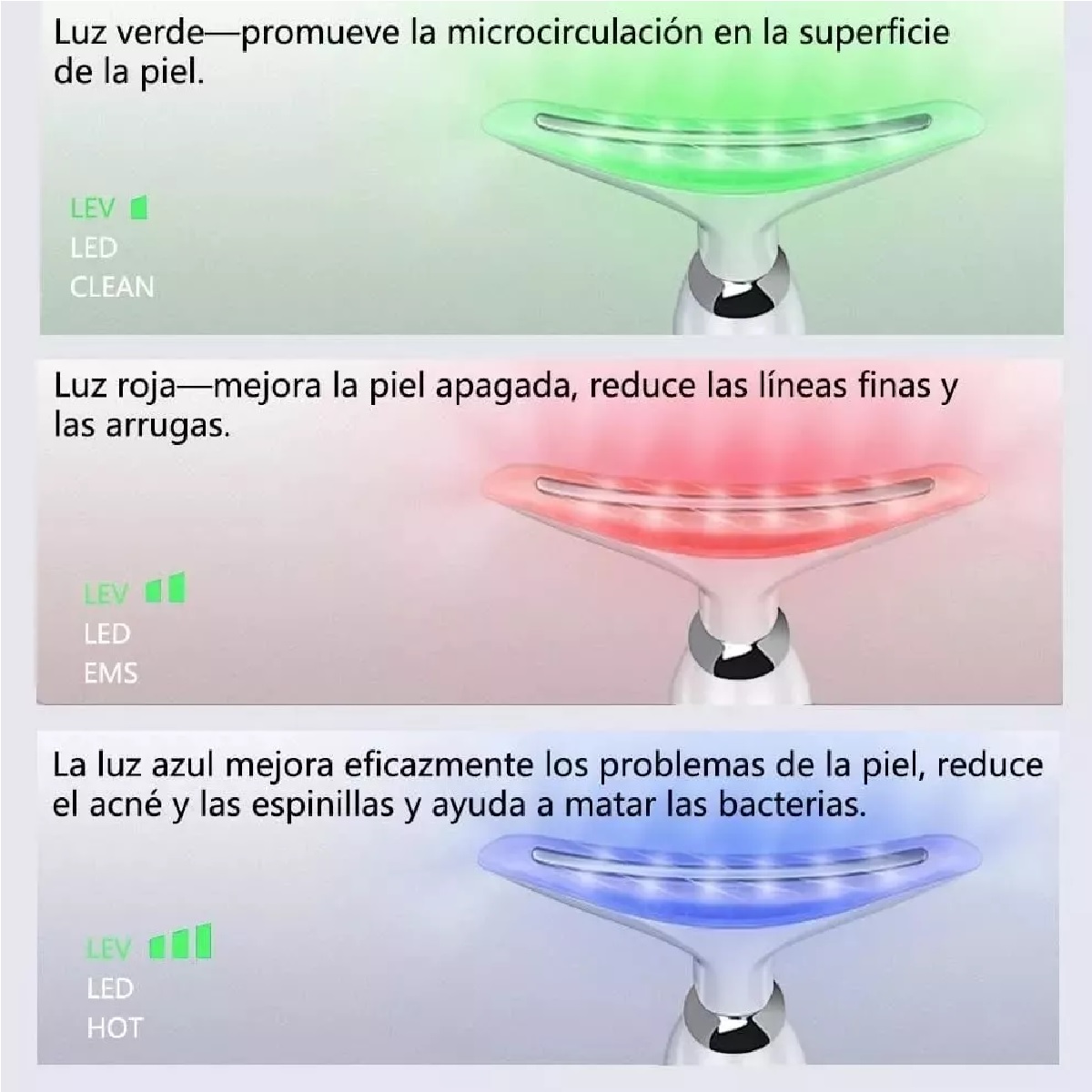Masajeador Reductor De Papada Facial Antiarrugas De Belleza