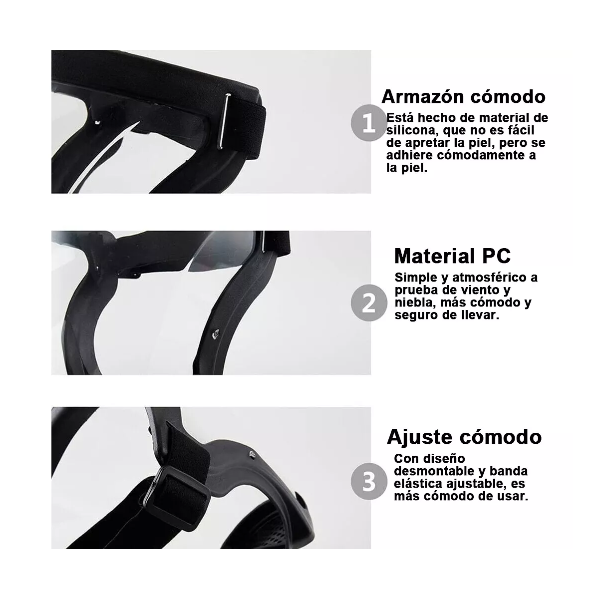 Careta Active Avantar Policarbonato Protectoras Facial Adul