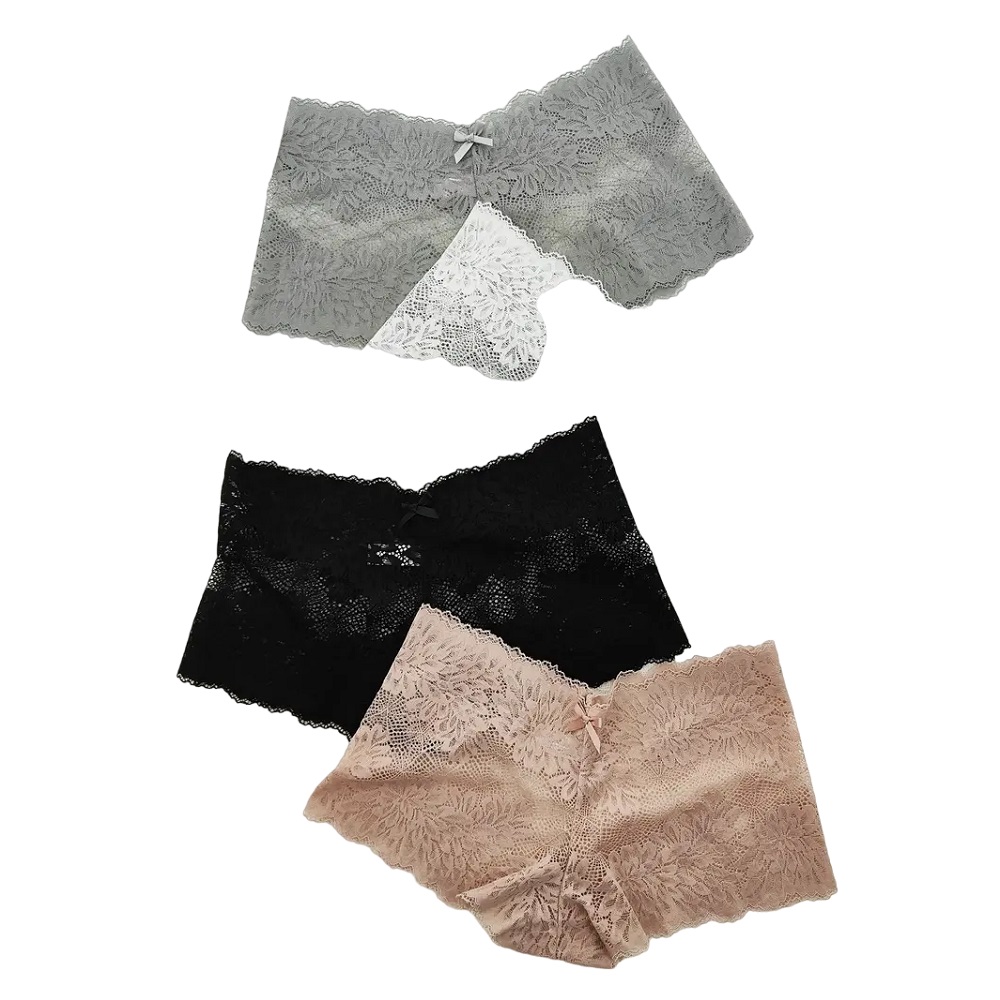 Juego de 4 Panties de encaje