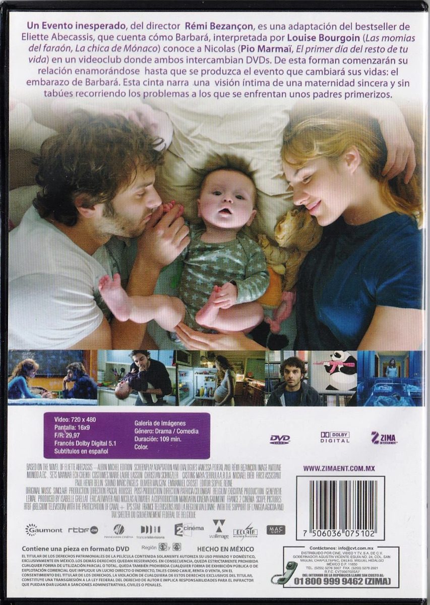 Un Evento Inesperado A Happy Event Pelicula Dvd.