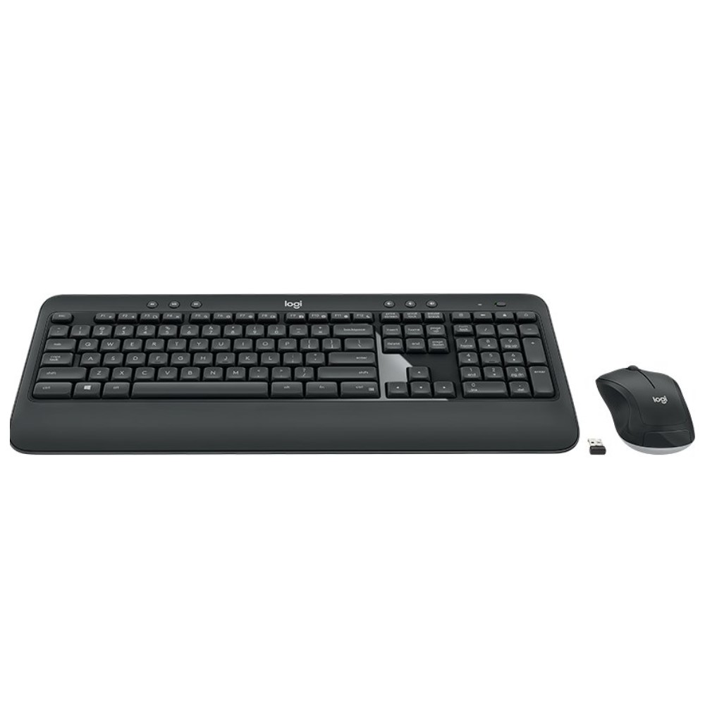 Kit de Teclado y Mouse Logitech MK540 Advance, RF Inalámbrico, USB, Negro/Blanco (Español)