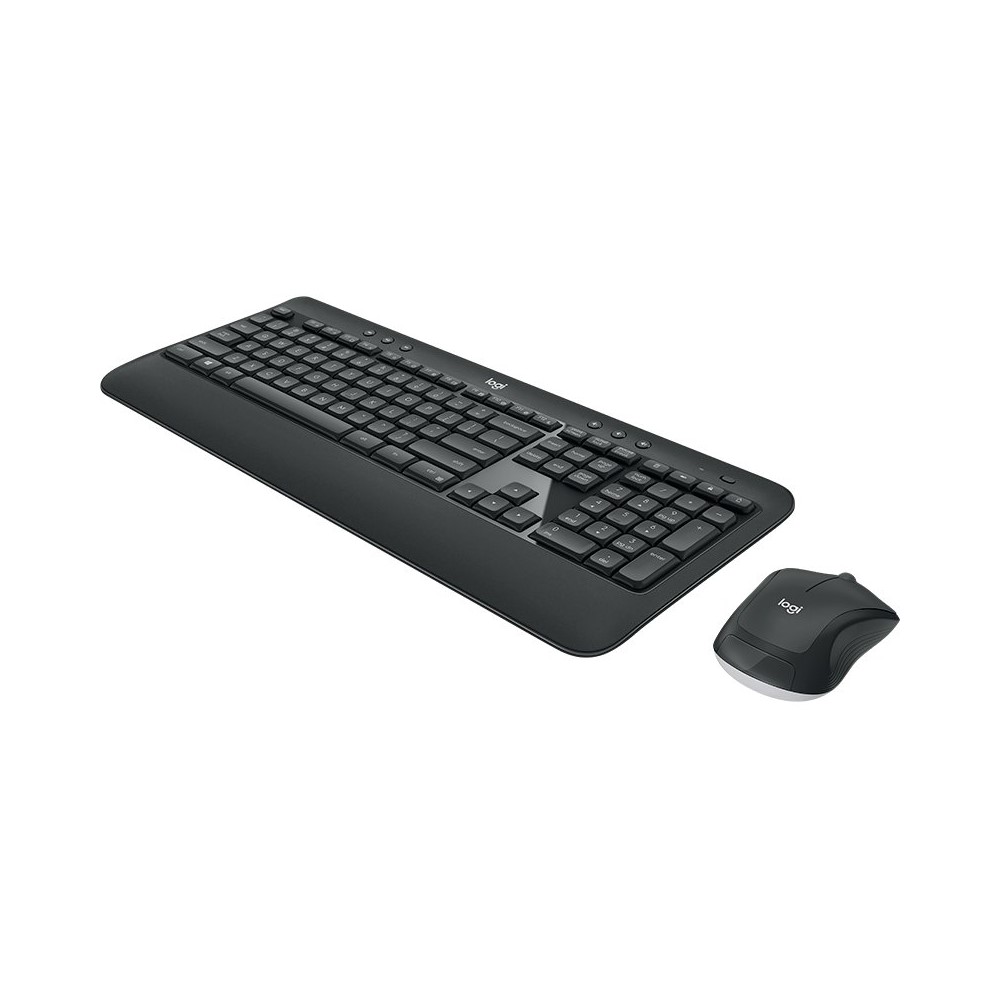 Kit de Teclado y Mouse Logitech MK540 Advance, RF Inalámbrico, USB, Negro/Blanco (Español)