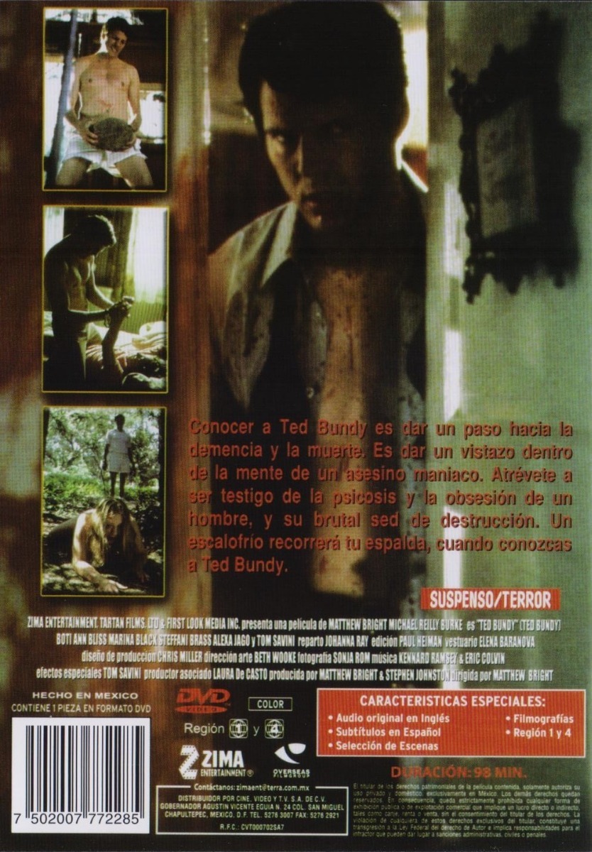 Ted Bundy 2002 Pelicula Dvd