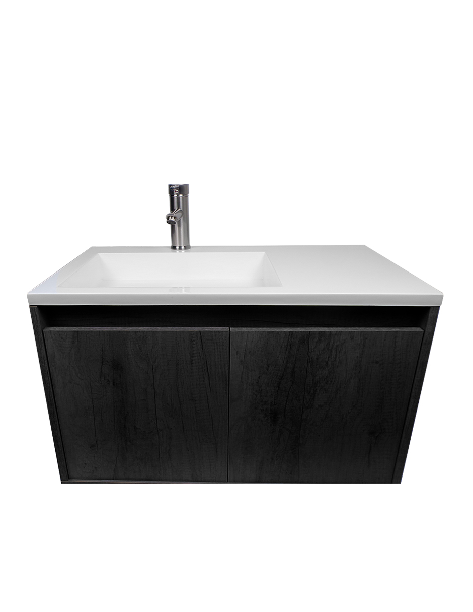 Gabinete De Baño RODRIGO Con Lavabo Y Llave Minimalista.