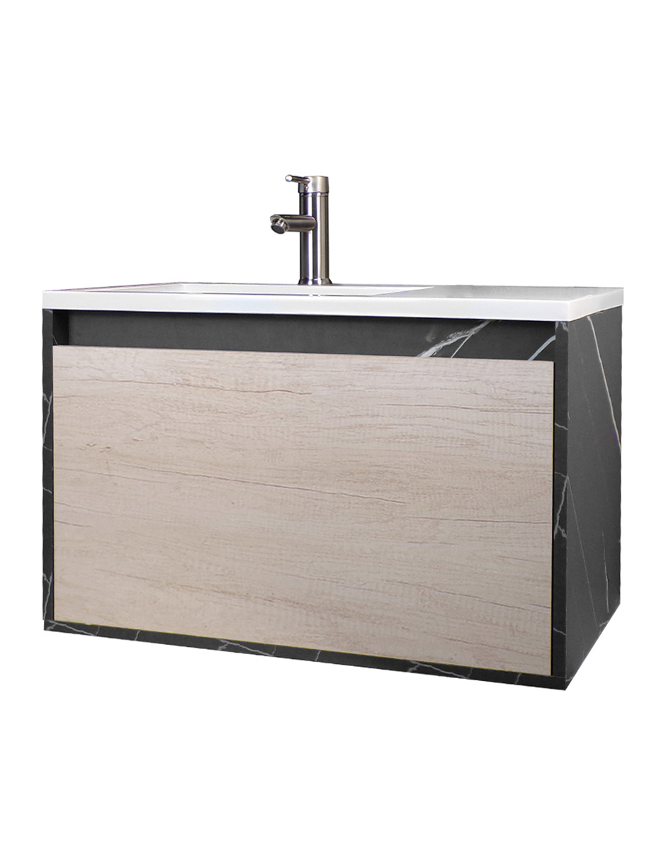 Gabinete De Baño TURNER Con Lavabo y Llave Minimalista