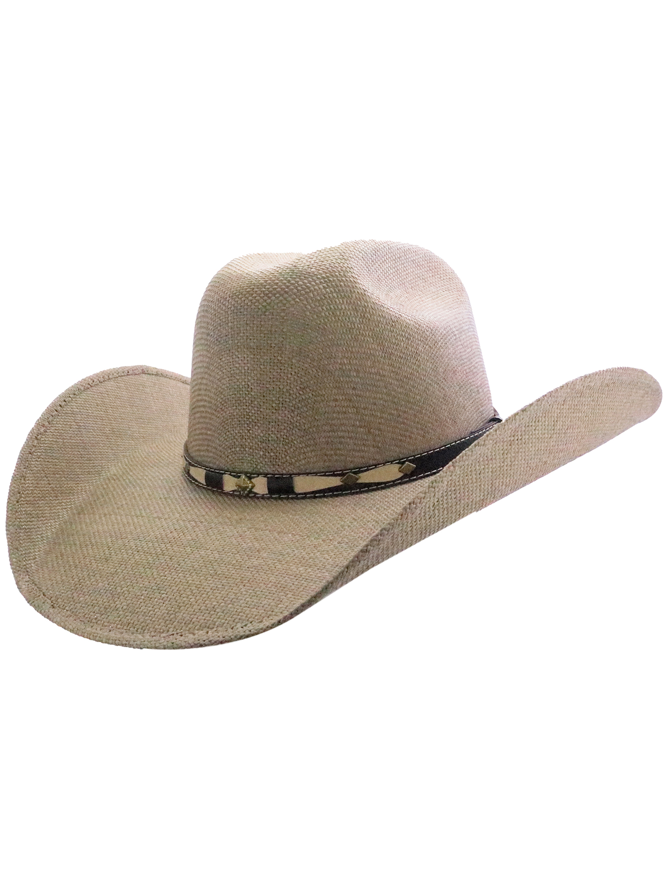 Sombrero Vaquero Papel Arroz Cowboy Hombre Mujer Fresco Ligero