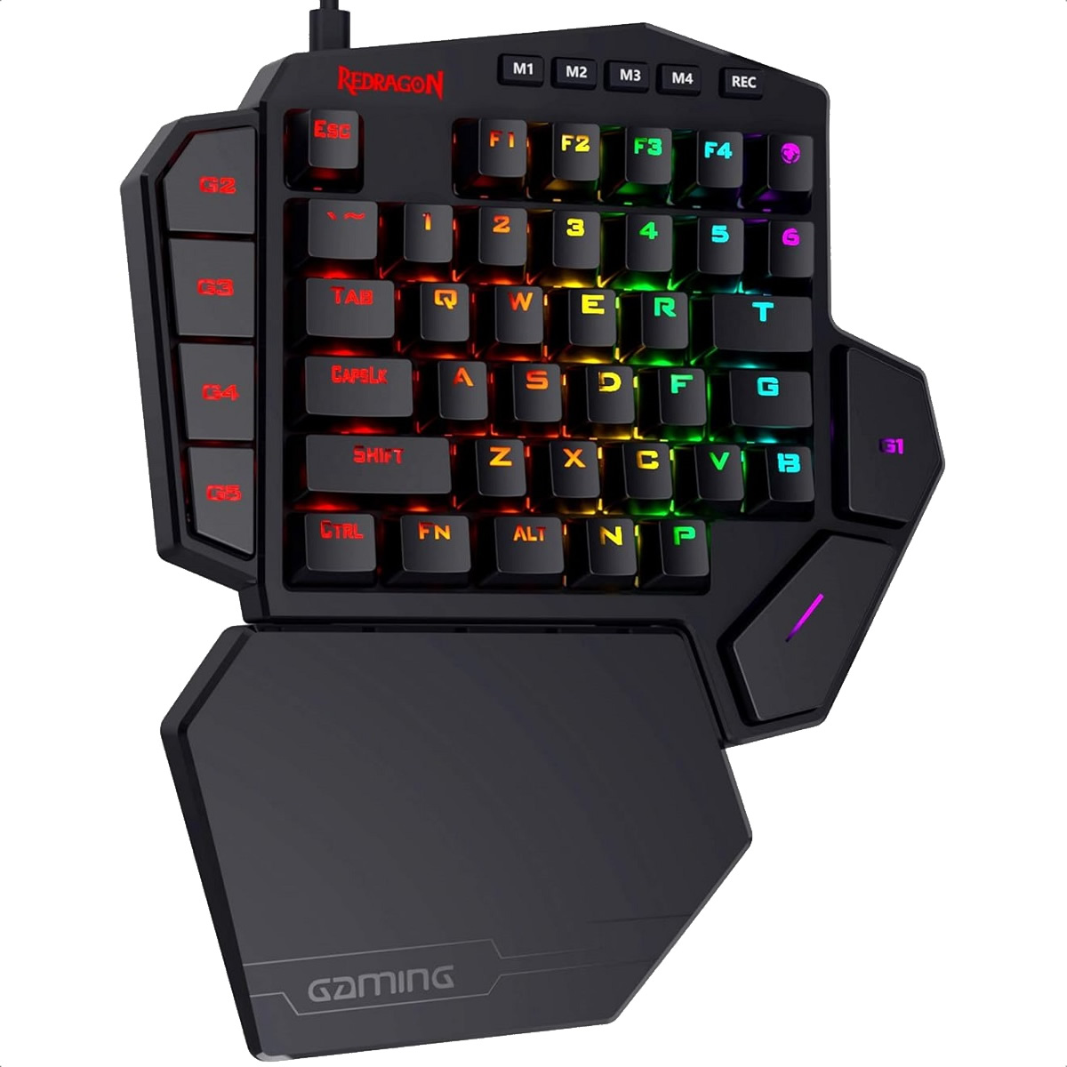Teclado Redragon Diti K585RGB Mecanico Switch Brown Gaming Ingles
