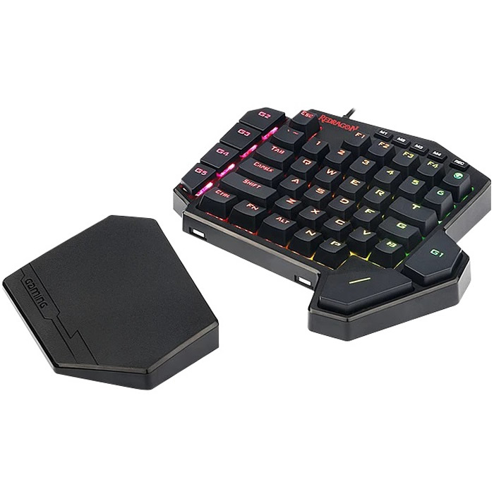 Teclado Redragon Diti K585RGB Mecanico Switch Brown Gaming Ingles