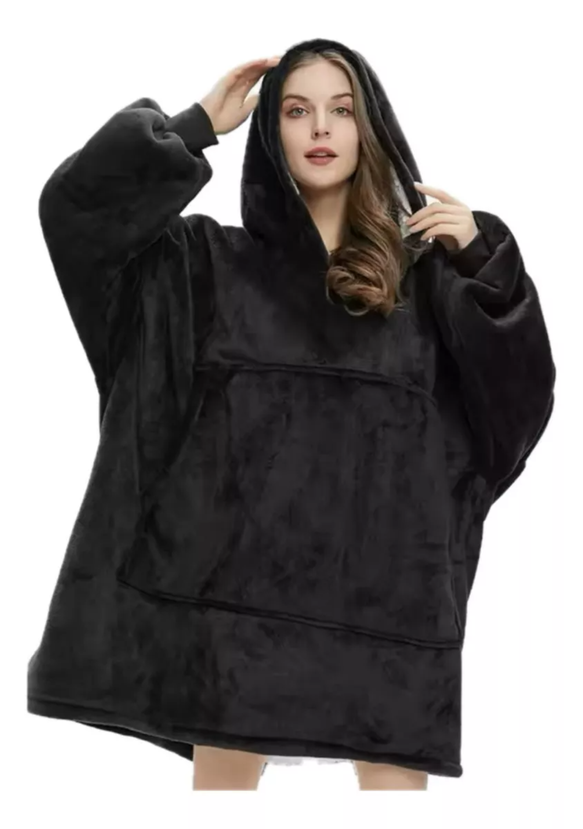 Sudadera Cobija Afelpada Calientita Suave Hoodie Capucha M