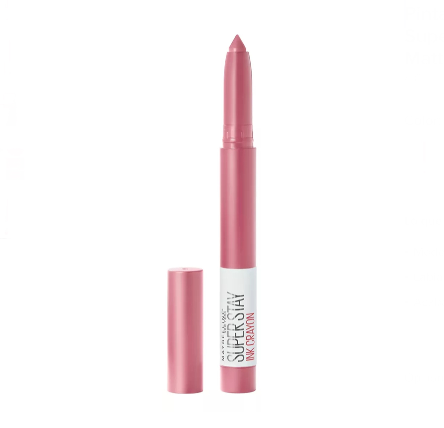 Pintalabios Mate Maybelline Superstay Ink Crayón Acabado Matte Color Seek adventure