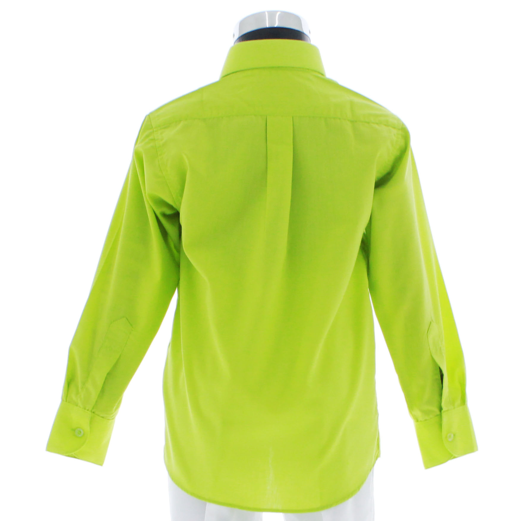 Camisa Verde Manzana De Vestir Para Niño Manga Larga 3618 2-18 Años
