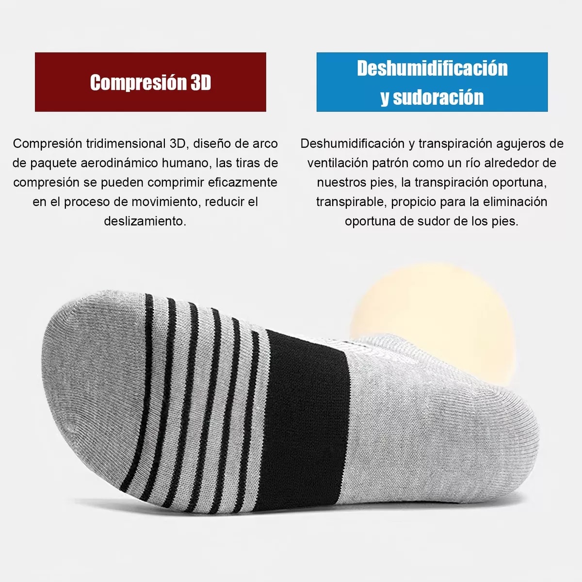 24 Pares Calcetines Deportiva Hombre 100% Algodón Calcetas Mezclado