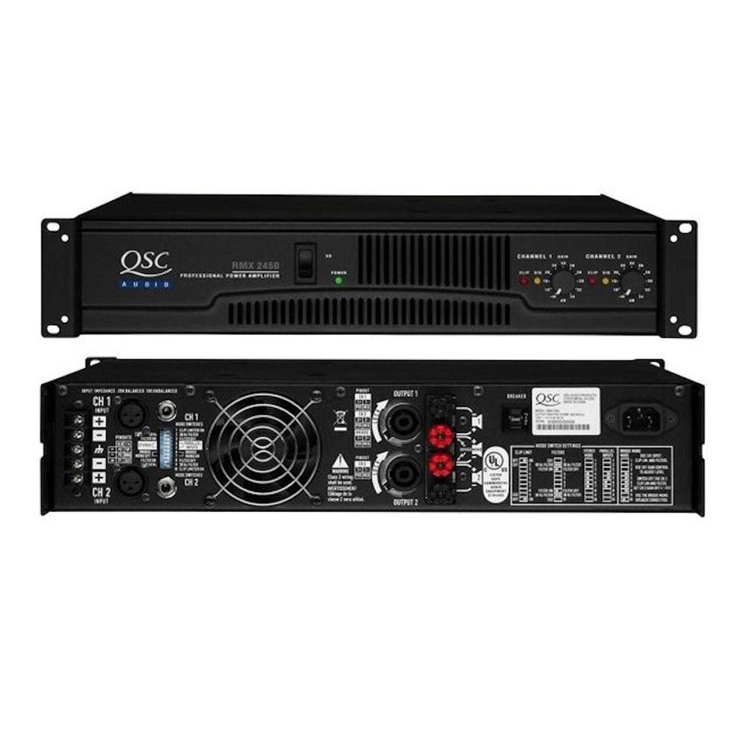 Qsc RMX1450A Amplificador Profesional 2 Ch 1400W