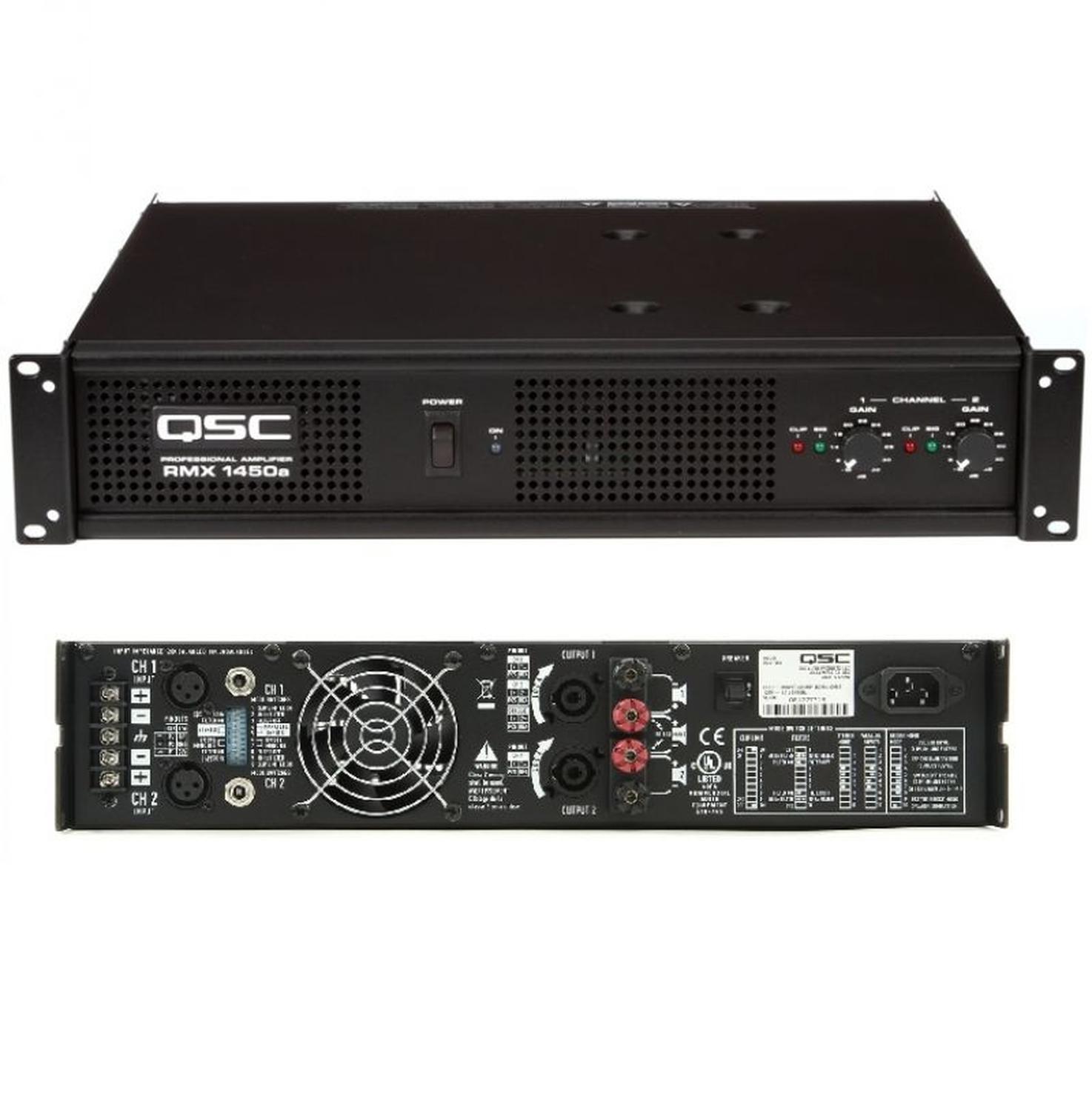 Qsc RMX1450A Amplificador Profesional 2 Ch 1400W