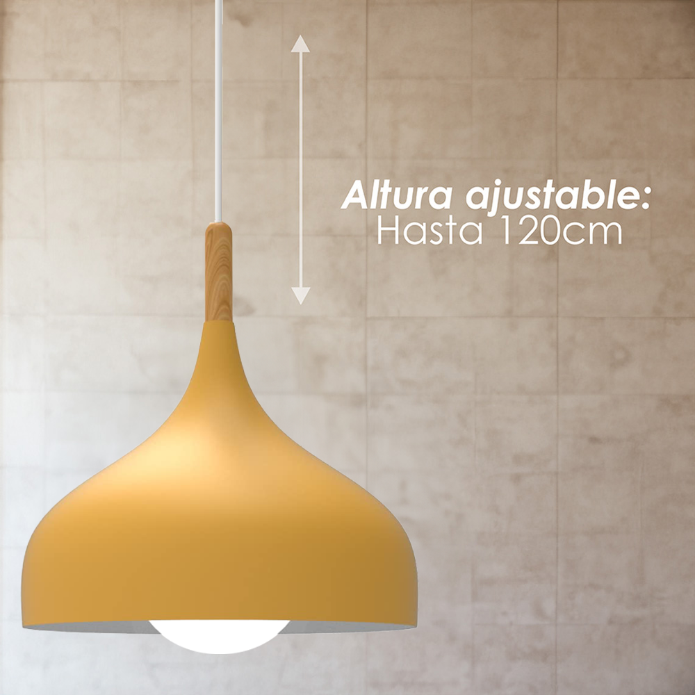 Lámpara Colgante F Ilios Innova Colgante Color Amarillo
