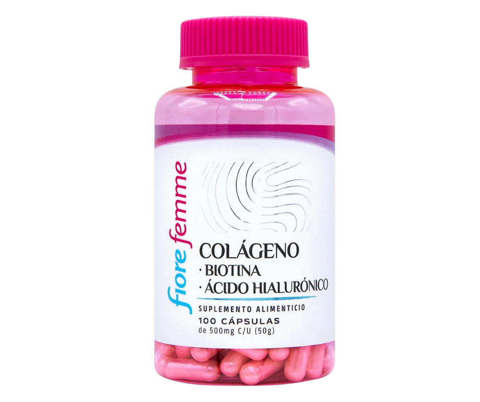 Juveternal Fiore Femme Colágeno Biotina 100 Cápsulas