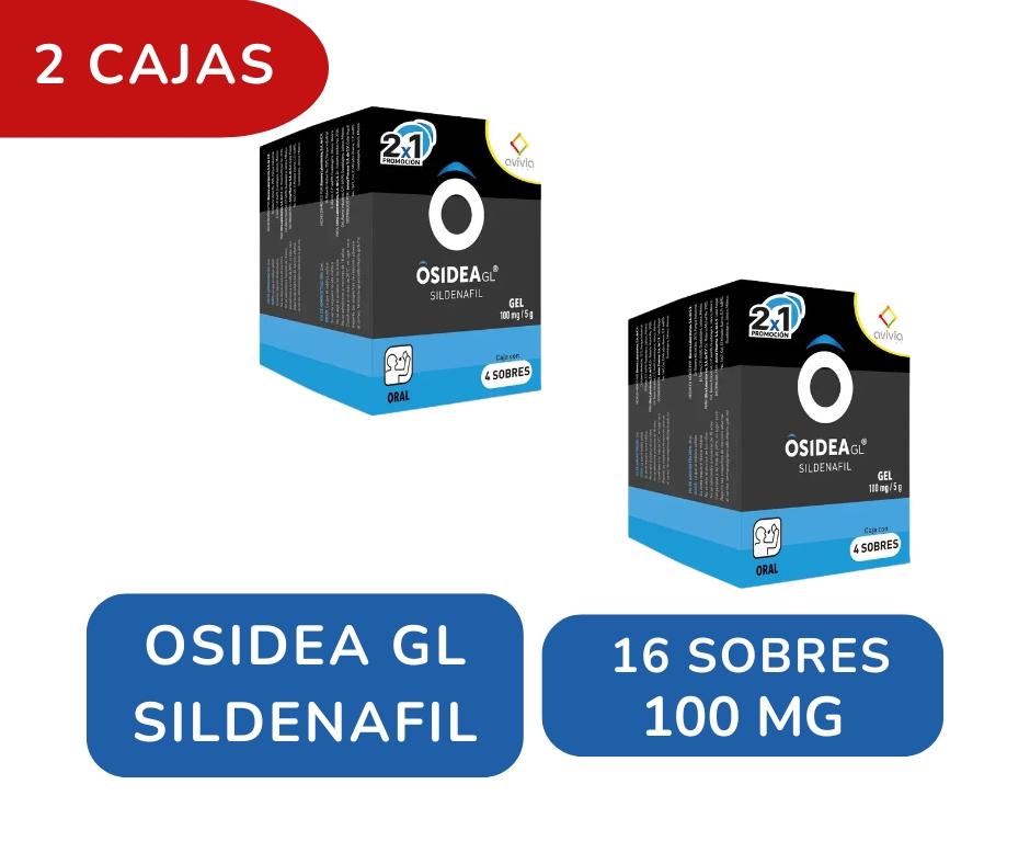 Sildenafil Osidea Gl Gel Oral 100 Mg Con 16 Sobres