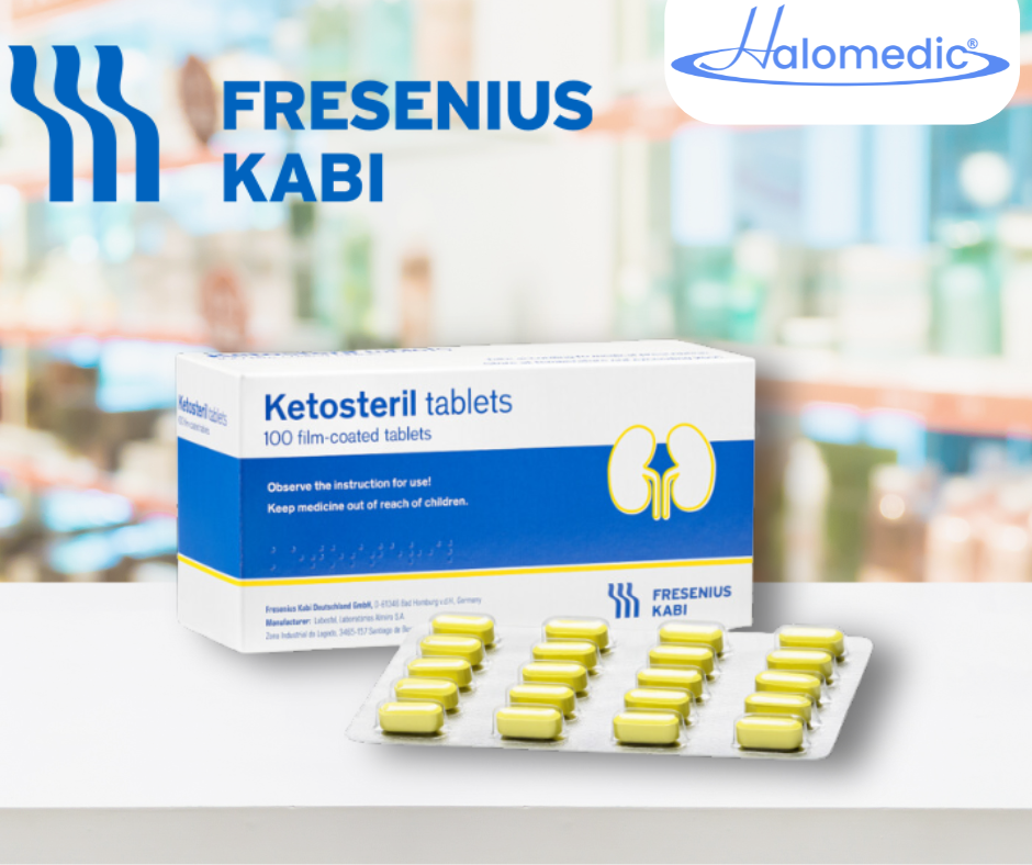 Fresenius Kabi - Ketosteril - 100 Tabs - 630 Mg - Sin Sabor