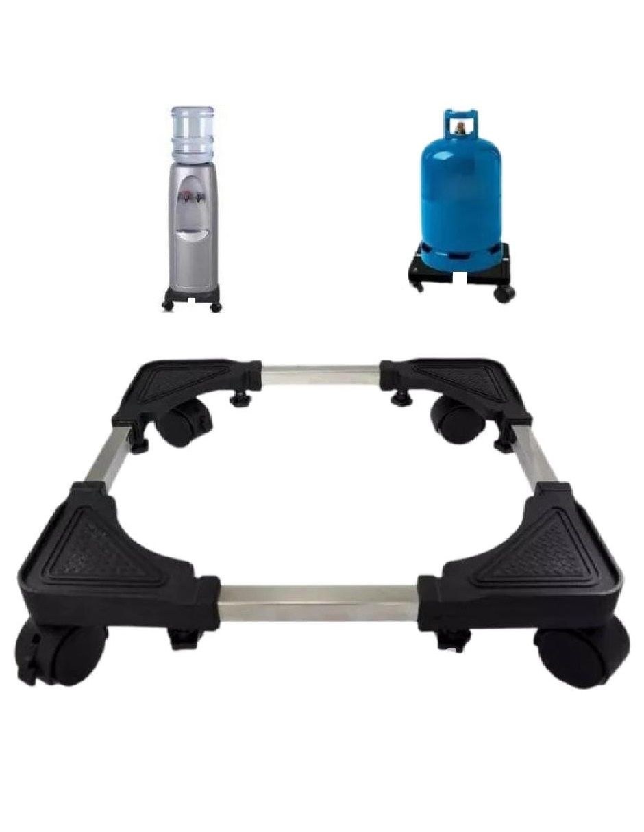 Soporte Base Móvil Con Ruedas Ajustable Tanque Gas Garrafon