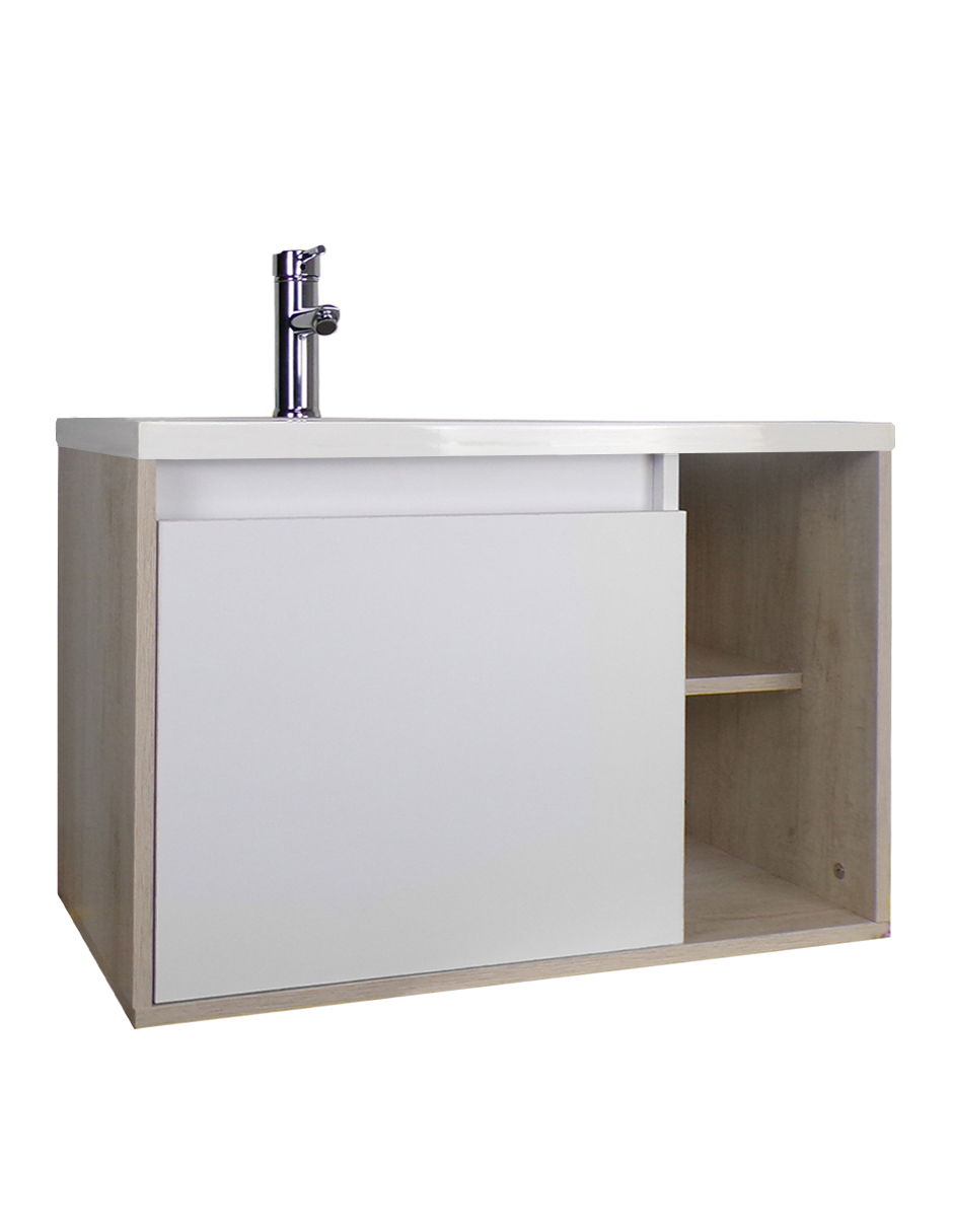 Gabinete De Baño CARLO Con Lavabo Y Llave Minimalista