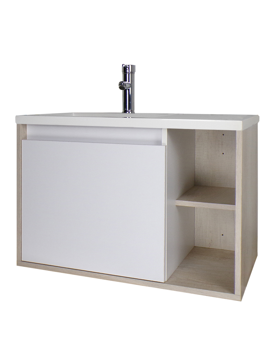 Gabinete De Baño CARLO Con Lavabo Y Llave Minimalista