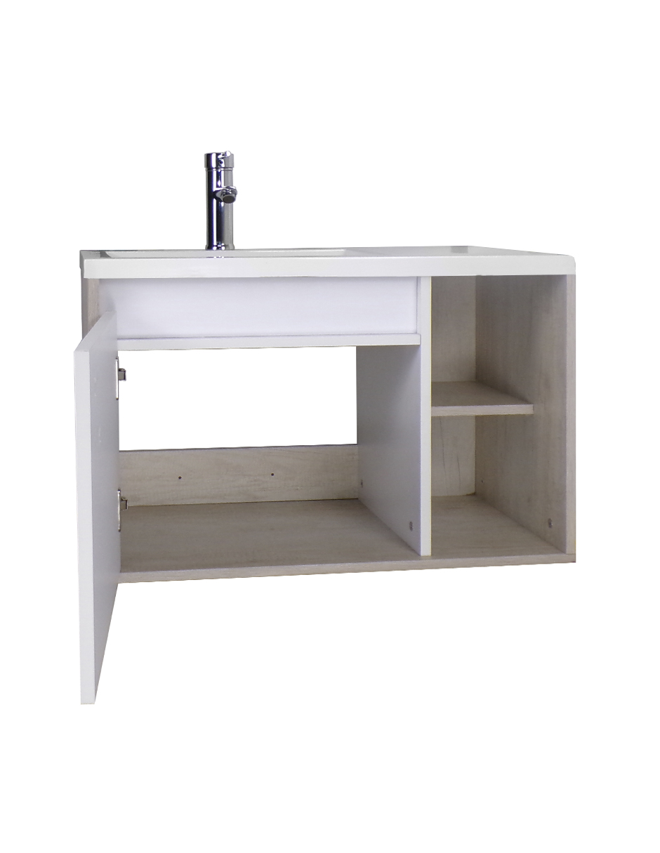 Gabinete De Baño CARLO Con Lavabo Y Llave Minimalista