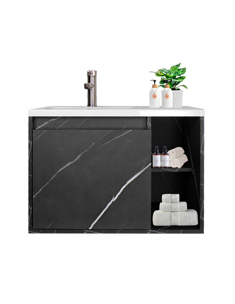 Gabinete De Baño CARLO Con Lavabo Y Llave Minimalista