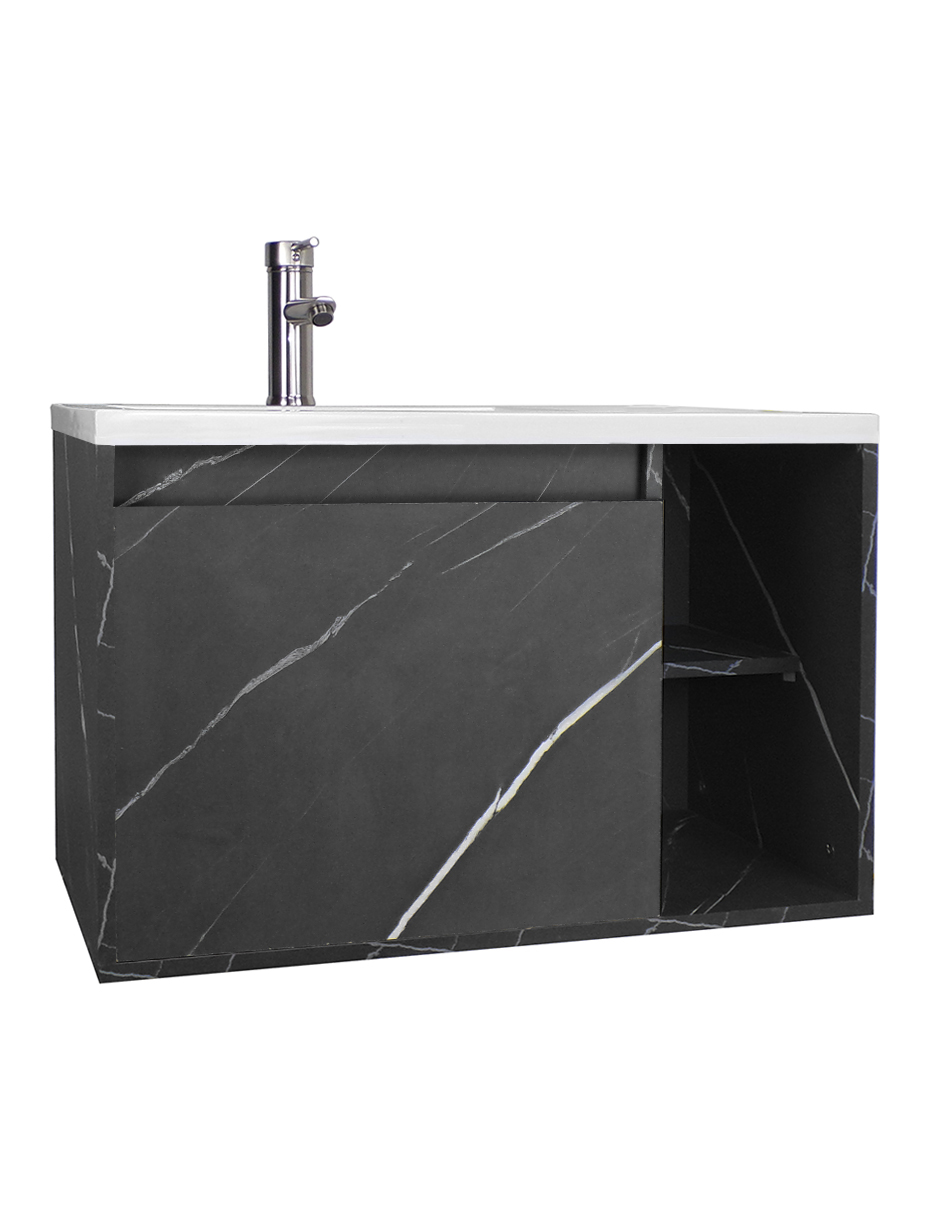 Gabinete De Baño CARLO Con Lavabo Y Llave Minimalista