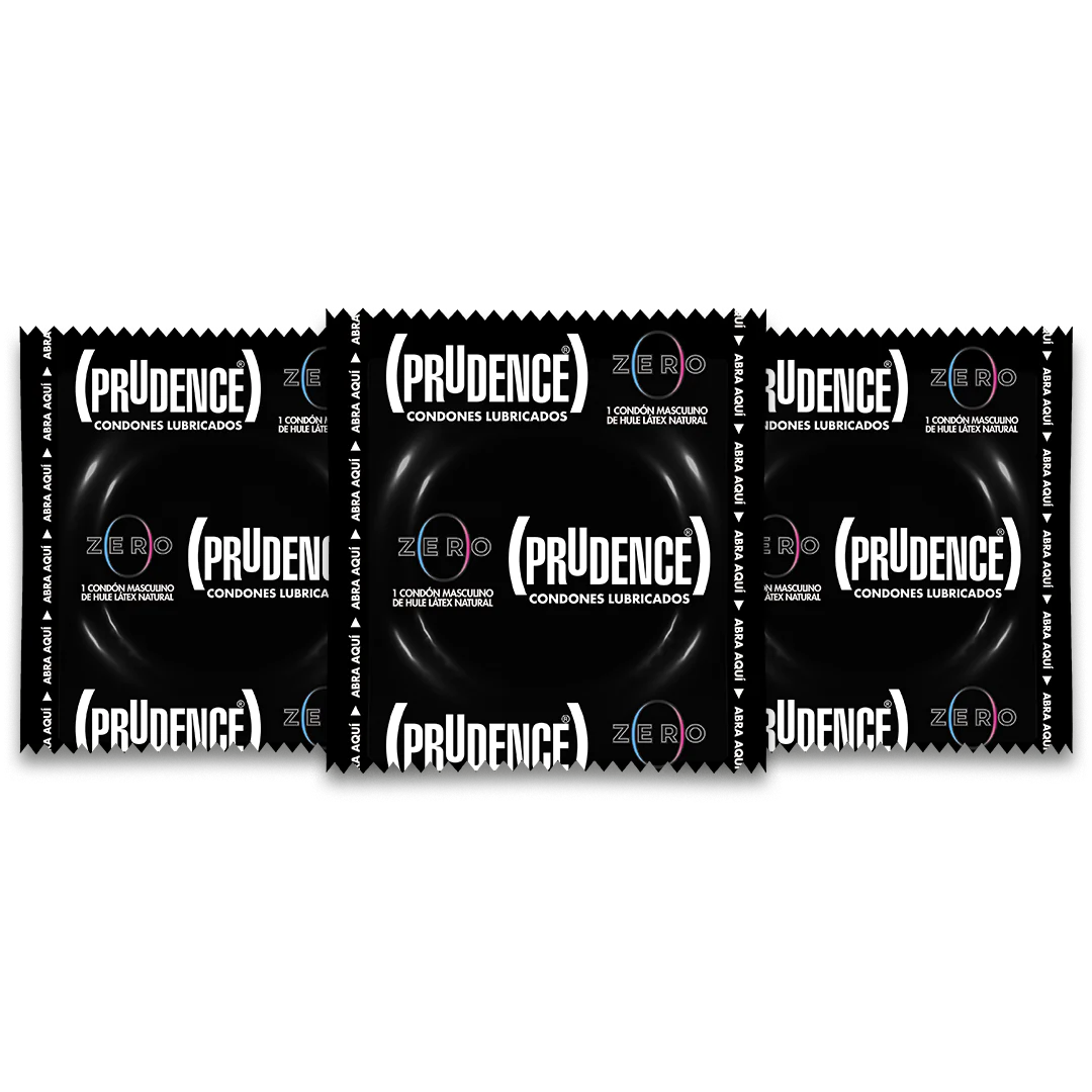 Caja Con 20 Condones Prudence Zero Ultra Delgados, Lubricados