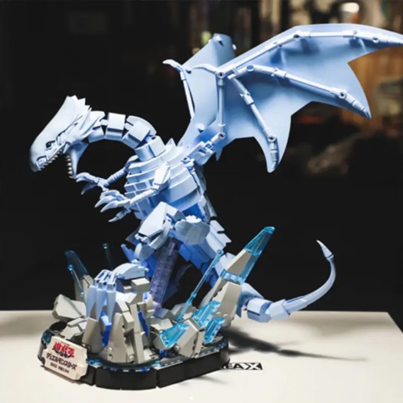 AREA-X Yu-Gi-Oh! Blue-Eyes White Dragon Bloque Construcción Oficial