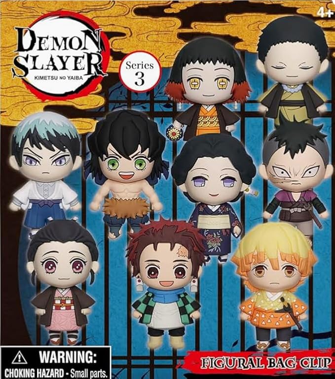1 Llavero Monogram Demon Slayer Series 4 Licencia Oficial Personajes 3D