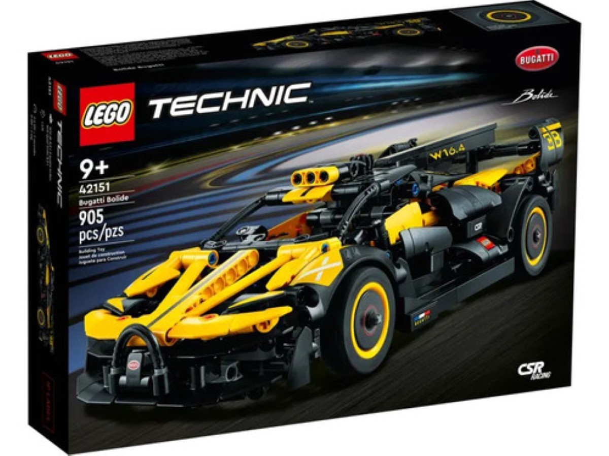 Kit De Construcción Lego Technic Bugatti Bolide 42151 3+ Cantidad de piezas 905 amarillo negro