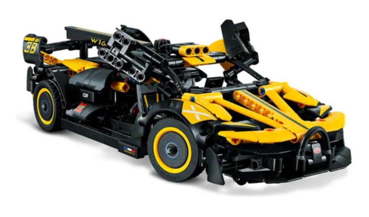 Kit De Construcción Lego Technic Bugatti Bolide 42151 3+ Cantidad de piezas 905 amarillo negro