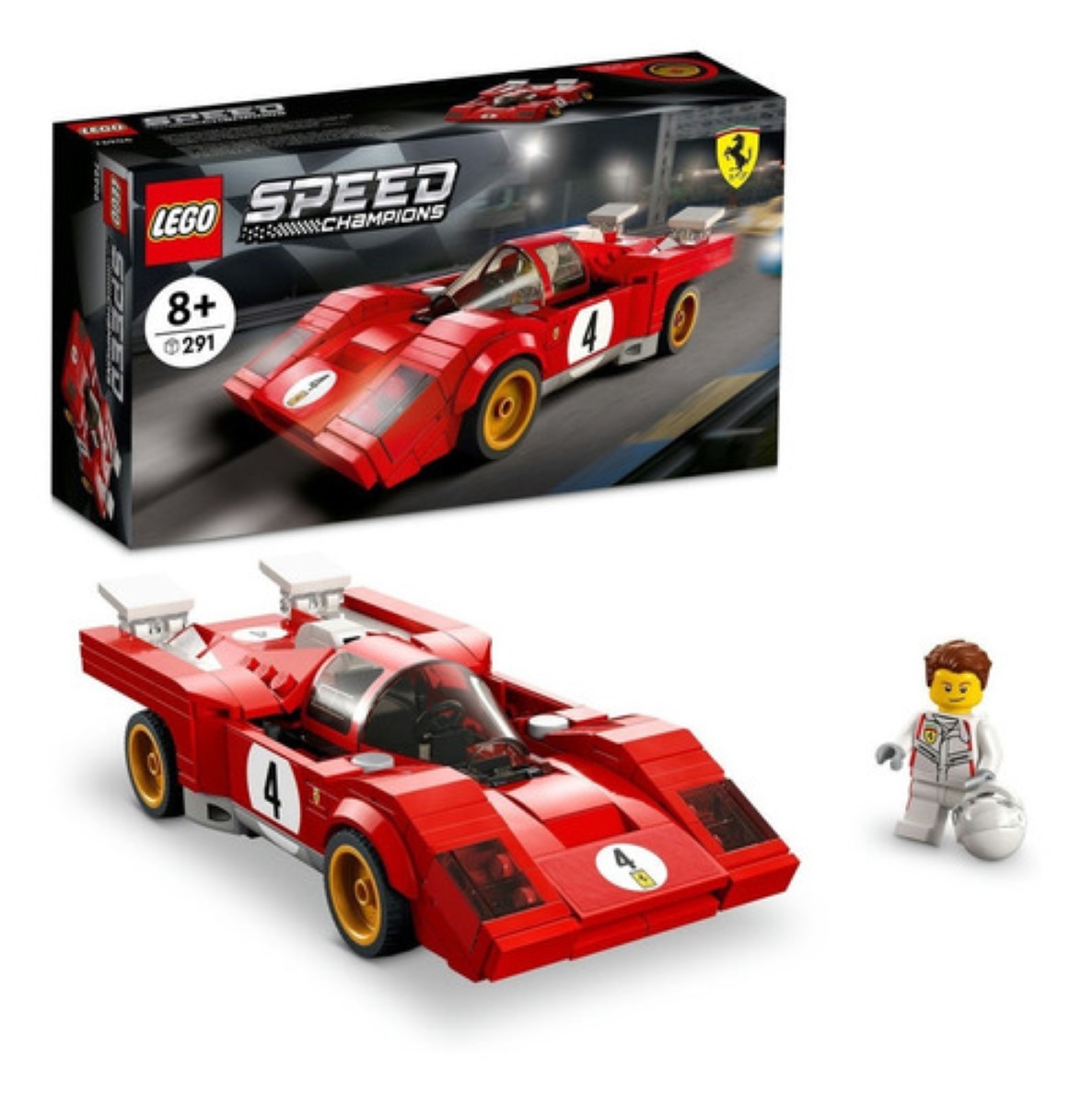 Champions 1970 Ferrari 512 M 76906 +8 Años Cantidad de piezas 291 rojo