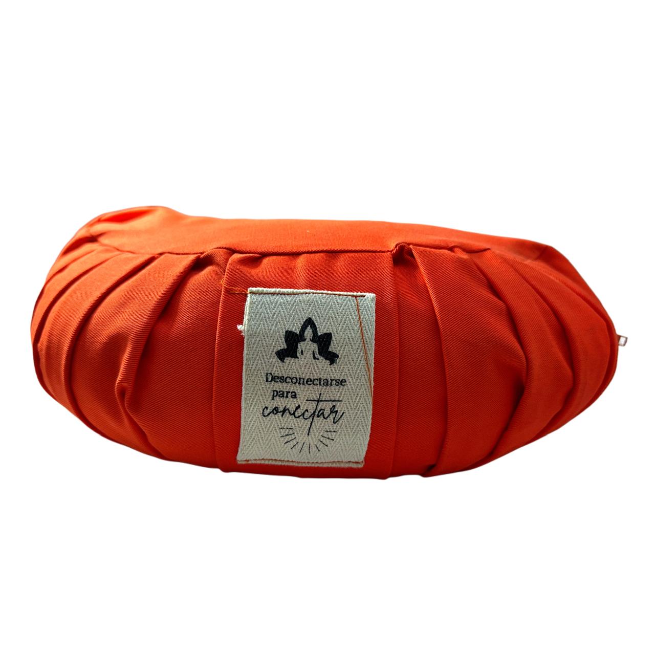 Cojin Zafu Artesanal Multiusos Perfecto para Yoga y Meditacion Media Luna Varios Colores