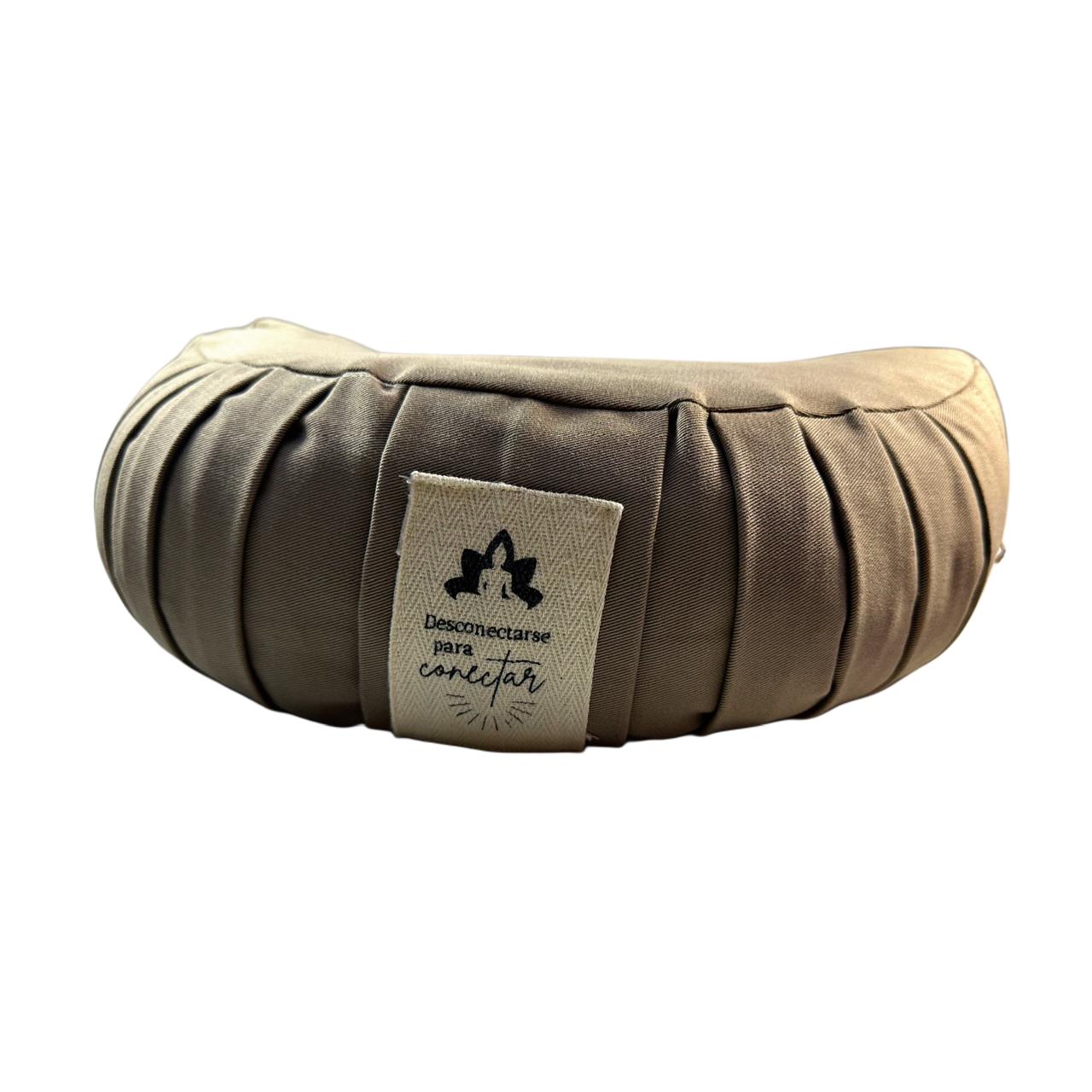 Cojin Zafu Artesanal Multiusos Perfecto para Yoga y Meditacion Media Luna Varios Colores