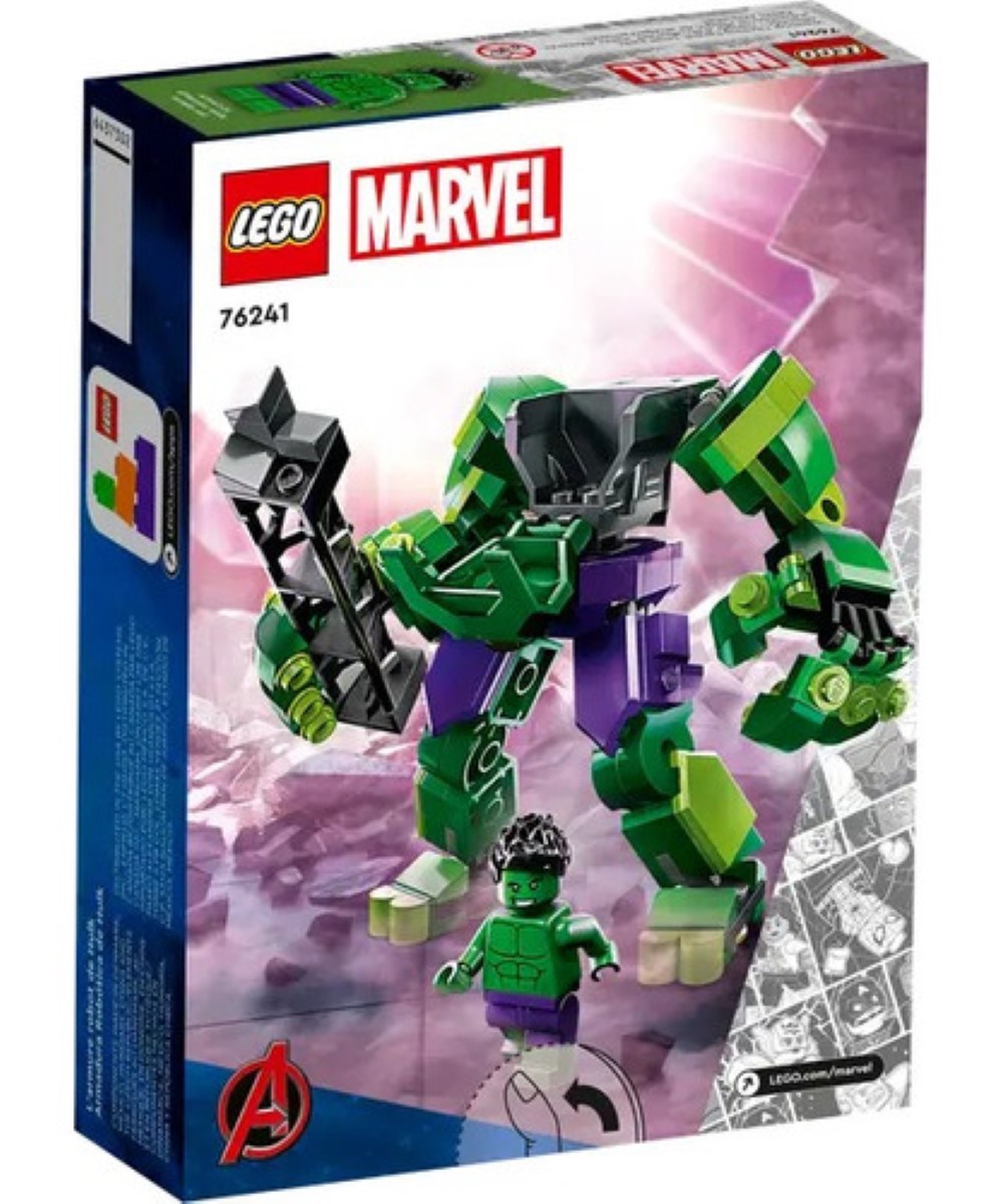 Kit Lego Marvel Armadura Robótica De Hulk 76241 138 Piezas 3+ verde