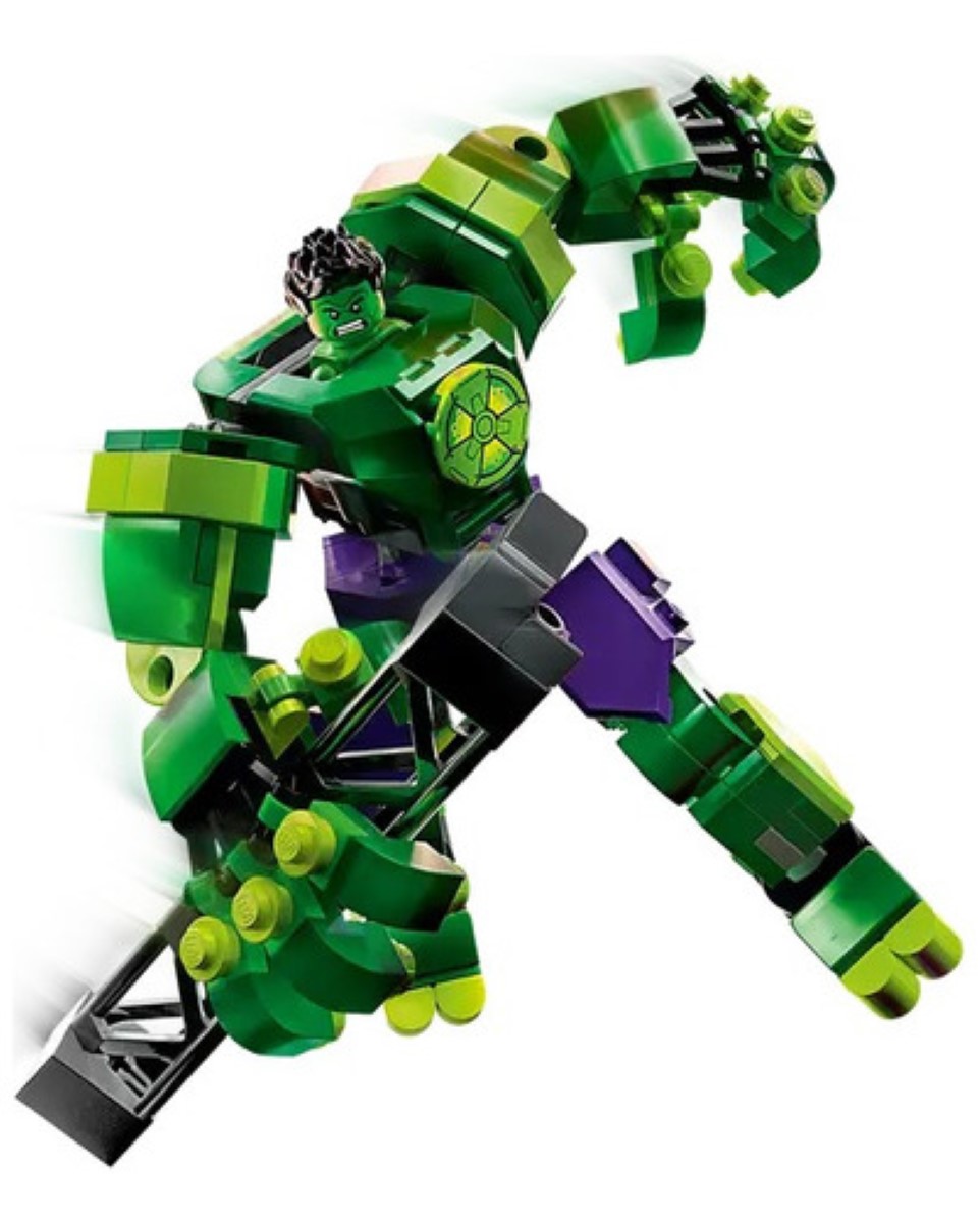 Kit Lego Marvel Armadura Robótica De Hulk 76241 138 Piezas 3+ verde