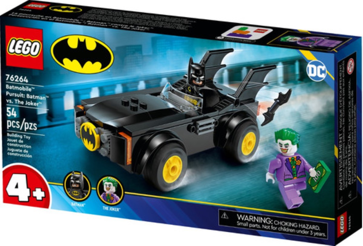 Super Heroes 76264 Persecución En Batmobile 54 Pz negro