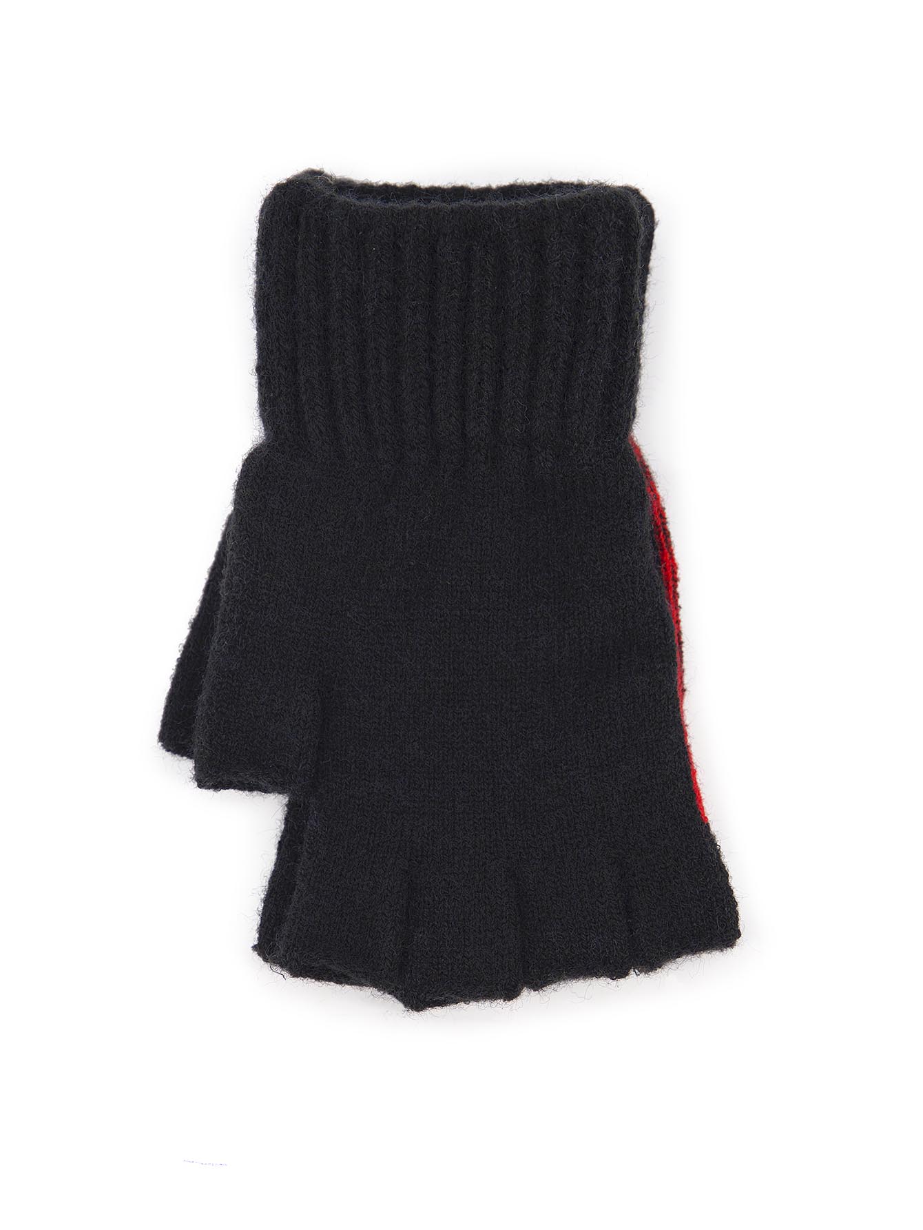 Guantes sin Dedos Color Negro de Caballero 