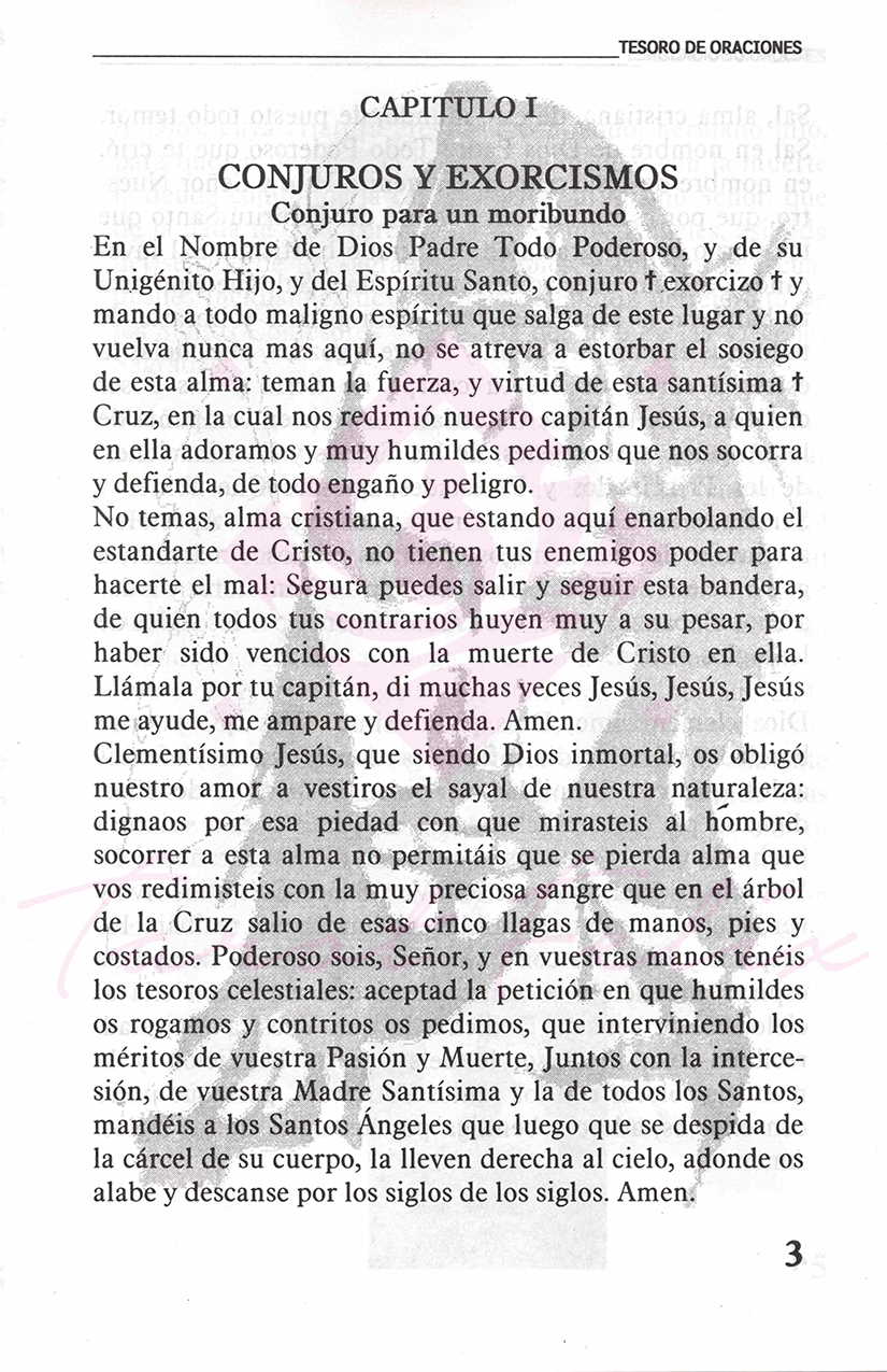 Libro Tesoro De Oraciones Cruz De Caravaca - Corona Mística