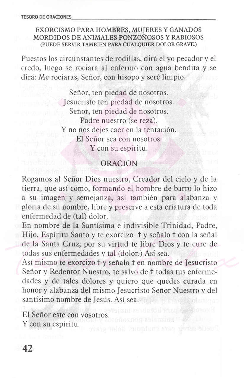 Libro Tesoro De Oraciones Cruz De Caravaca - Corona Mística