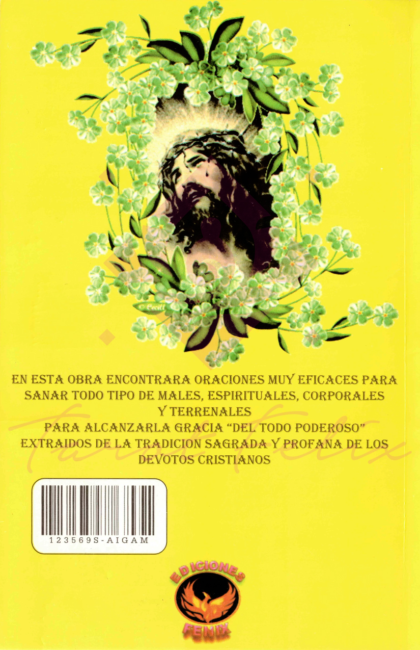 Libro Tesoro De Oraciones Cruz De Caravaca - Corona Mística