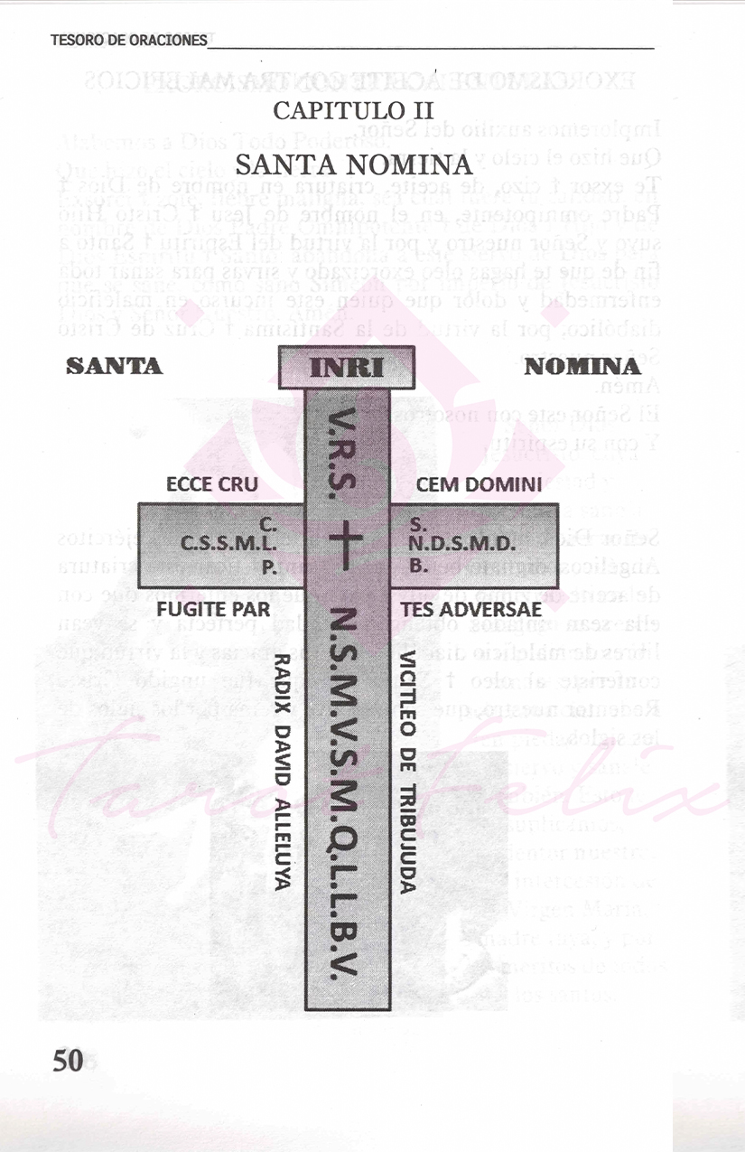 Libro Tesoro De Oraciones Cruz De Caravaca - Corona Mística